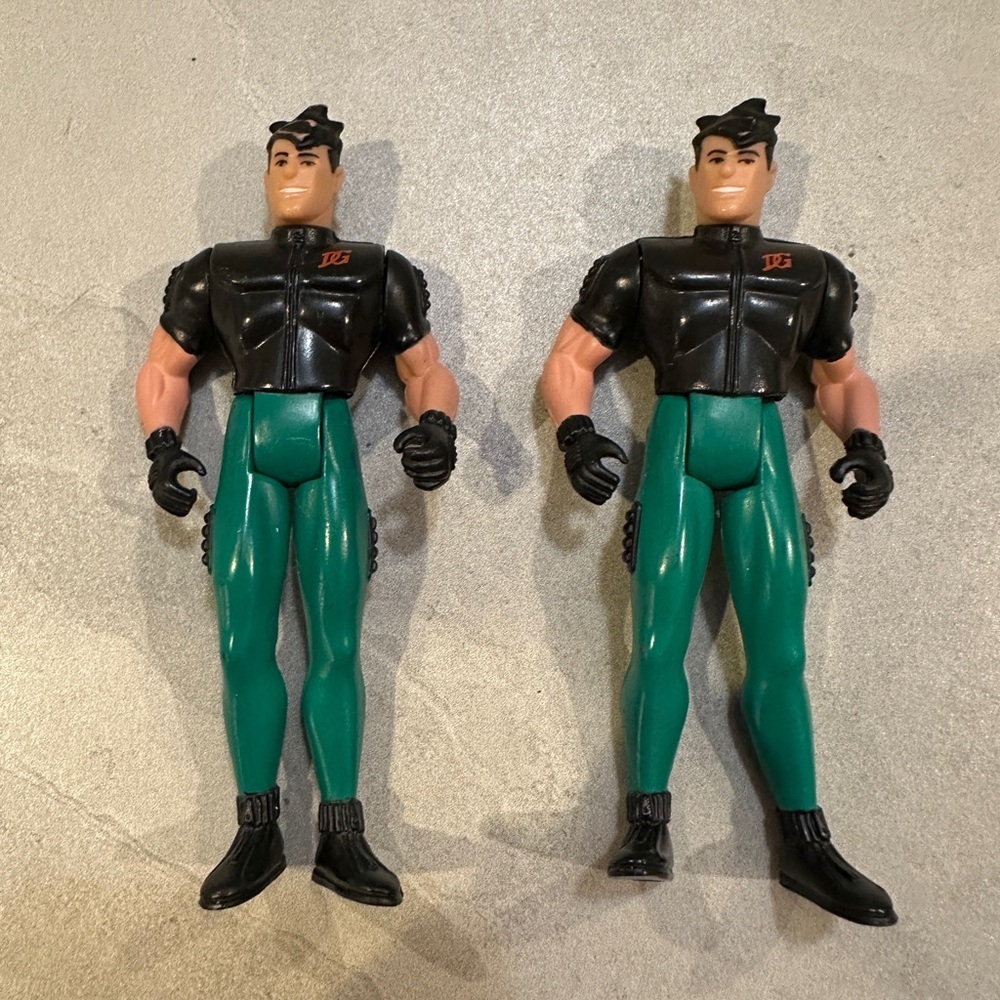 Set Vintage Dick Grayson Robin Kenner Action Figure Animated Series No Cape